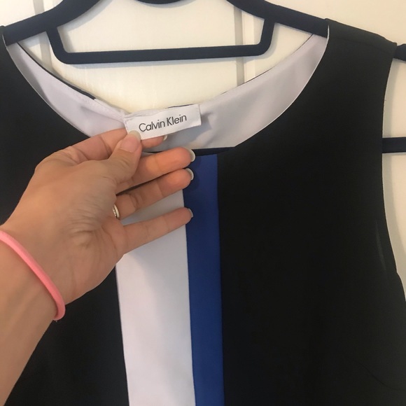 EUC Calvin Klein Colorblock Tank Shell xs - Picture 2 of 4